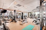 Fitness center at One Ski Hill Place